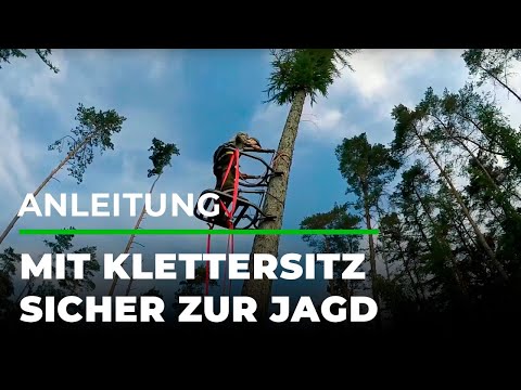 Using a climbing seat for safe hunting – but how? | GRUBE.DE