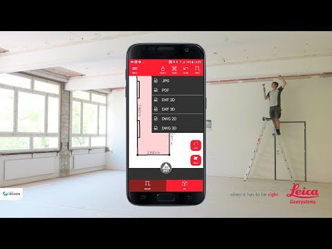 Leica DISTO™ Plan App - How to use the Export function