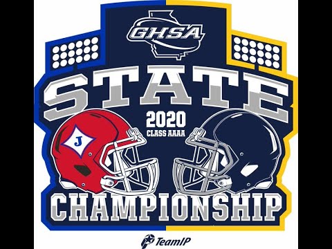 2020 GHSA 4A Football State Championship: Jefferson High VS. Marist High School pi.