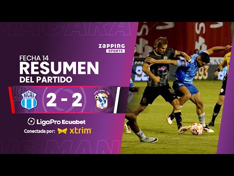 Macará 2 - 2 Manta FC / Fecha 15 / LigaPro Ecuabet conectada por Xtrim