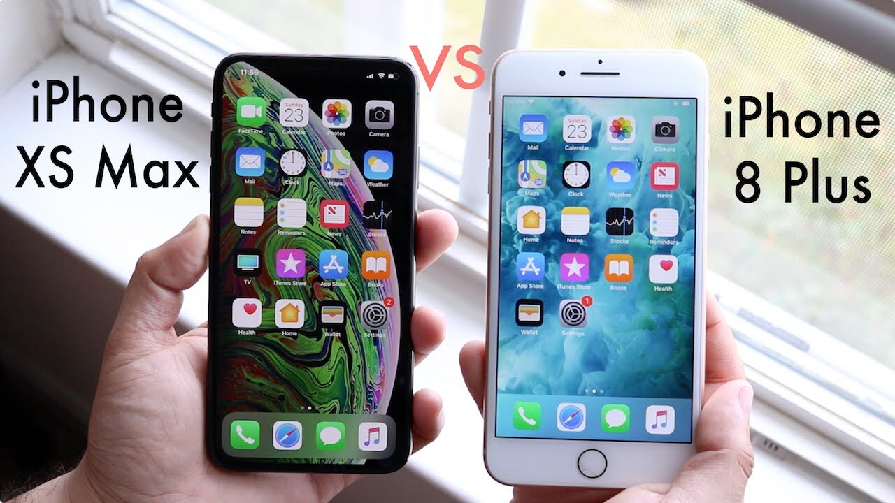 iPHONE XS MAX Vs iPHONE 8 PLUS! (Should You Upgrade?) (Review)
