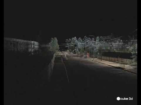 Cube 3d σύντομο video σε νέφος από το SLAM X120 GO STONEX