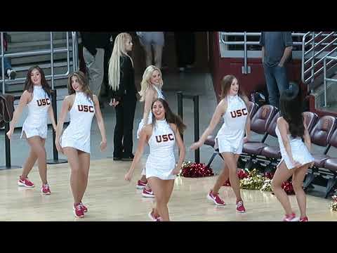 The USC Song Girls Perform at Men's Volleyball Match vs. UCLA