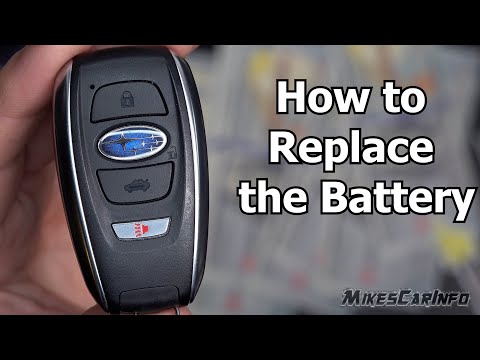 Subaru Key Fob: How to Replace Battery