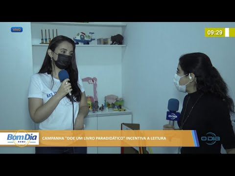 Campanha "Doe um livro paradidaÌtico" incentiva a leitura 05 10 2021