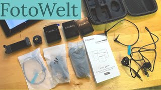 NEW To The Market Fotowelt AIR 36 Channel UHF Wireless Lavalier Microphone System!