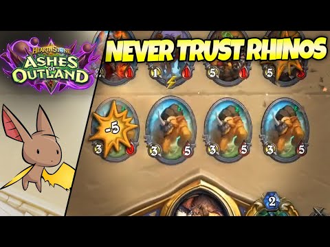 Never Trust the Nagrand Rhinos | Firebat Hearthstone | Ashes of Outland