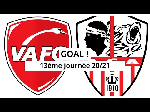 Valenciennes - AC Ajaccio [(1)-1] GOAL 58' (Baptiste Guillaume) 13ème journée 2020/21