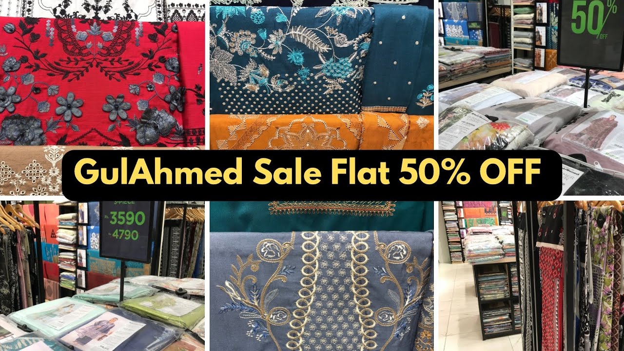 GulAhmed Sale Flat 50% OFF ON Formal Wear Dresses | October 2025
