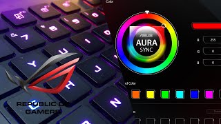 aura sync and RGB lighting on ASUS strix scar 15 ( part 1 )