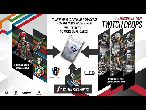 R6S OPENING: 21 Esports Packs SI2022 | Y6S4 | Six invitational 2022 | Twitch Drops