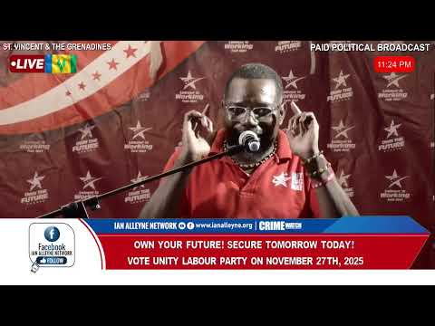 THE RED WAVE CONTINUES ! UNITY LABOUR PARTY PUBLIC MEETING- SOUTHERN GRENADINES - WED 19TH NOV 2025