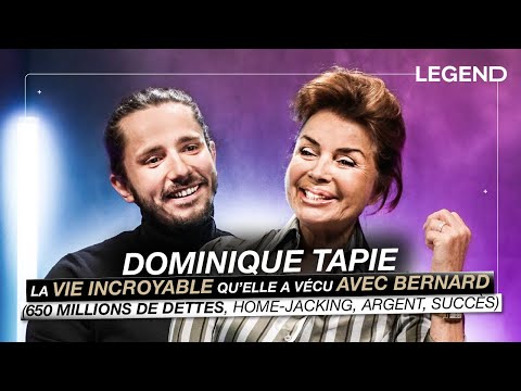 DOMINIQUE TAPIE : LA VIE INCROYABLE QU'ELLE A VÉCU AVEC BERNARD (dettes, succès, home-jacking...)