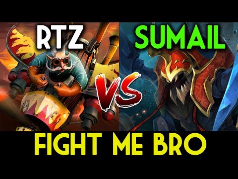 RTZ [Gyrocopter] VS SumaiL [Nyx Assassin] - Fight Me Bro! 7.06 Dota 2