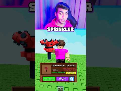 GRANDMASTER SPRINKLER GROW A GARDEN 😱