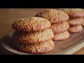 Quick Cookies Sesame And Banana Cookies