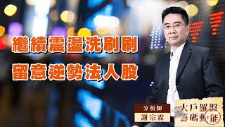 繼續震盪洗刷刷  留意逆勢法人股｜大戶羅盤籌碼動能 ｜謝宗霖 (圖)