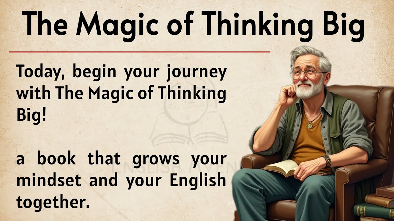 The Magic of Thinking Big Book Summary || Improve Your English Fluency ✅ || Graded Reader ✅ || ESL