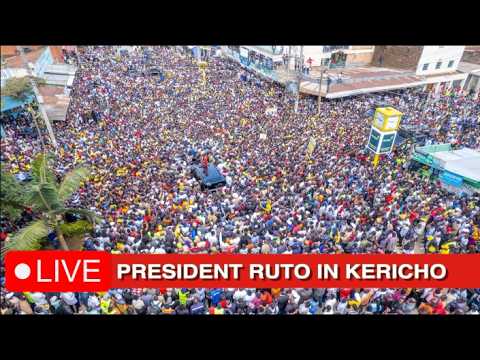🔴#LIVE: PRESIDENT RUTO IN KERICHO COUNTY🔥🔥 #onlinecommunityke #tutam
