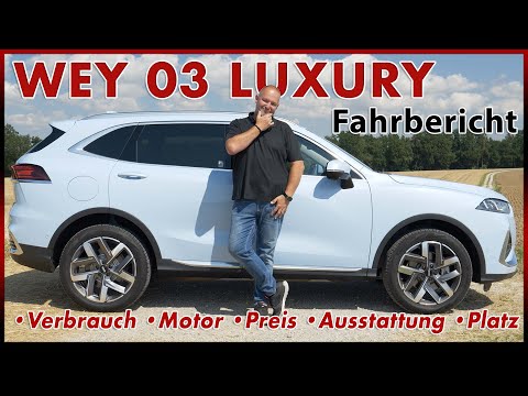 GWM WEY 03 Luxury - Test drive in the PHEV mid-size SUV with 130 km electric range | 2024