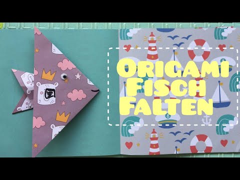 Origami Fisch - Origami Einfach - Origami Falten