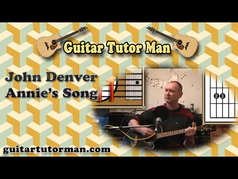 Annie's Song - John Denver - Guitar Lesson (strumming)