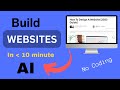Build Your Website For Free With These 4 AI Tools
