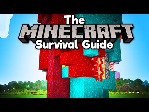 Warped & Crimson Tree Farm! ▫ The Minecraft Survival Guide (Tutorial Lets Play) [Part 335]