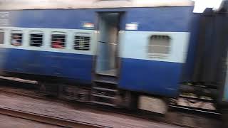 preview picture of video 'Samta Super Fast Express overtake by Passenger Train'
