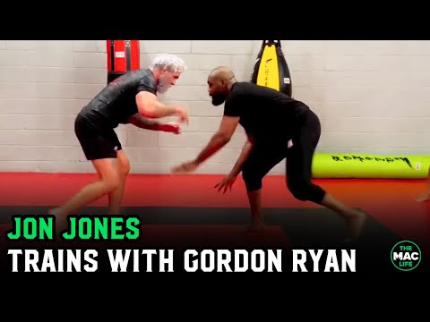 Jon Jones trains with Gordon Ryan (GOAT vs GOAT)