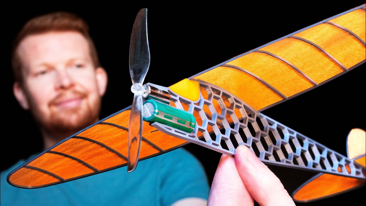 Super Capacitor Wind-Up Plane