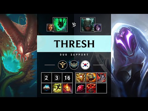 Thresh Support vs Pyke - KR Challenger Patch 25.16