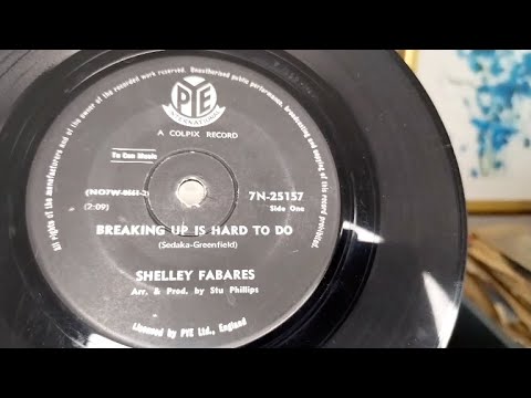 Breaking Up Is Hard To Do ~ Shelley Fabares ~ 1962 PYE 45rpm Vinyl Single ~ 1963 Bush SRP31D