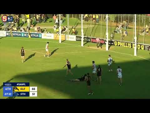 Rd 7 SANFL Snapshot - Glenelg's Matt Allen intercepts and goals