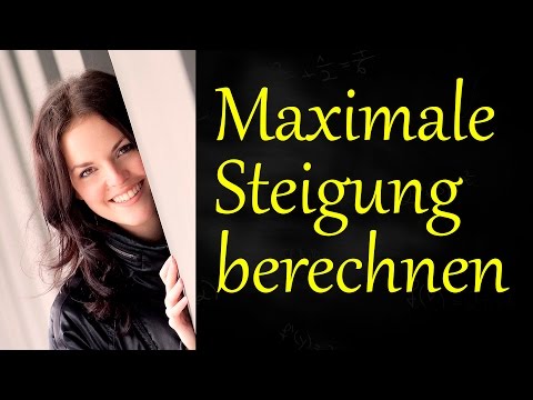 Maximale Steigung berechnen