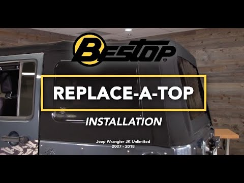 JK Wrangler Replace-a-top Installation