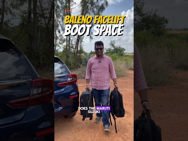 Maruti Suzuki Baleno facelift: How many bags can you fit?