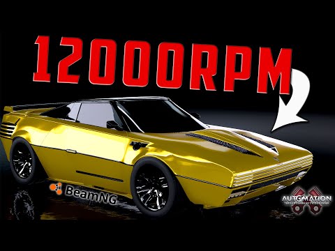 Building A 12000RPM Sports Car! Automation - BeamNG