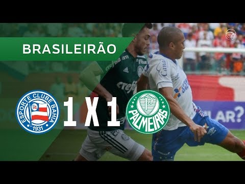 BAHIA 1 X 1 PALMEIRAS - GOLS - 16/09 - BRASILEIRÃO 2018