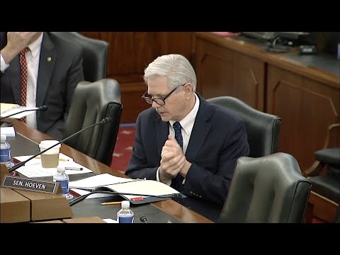 Senator Hoeven Reviews Trade Title of 2023 Farm Bill at Senate Ag Committee