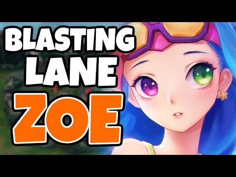 Absolutely BLASTING LANE as ZOE till I ONE TAP ANYONE with my LICH BANE | Challenger Zoe | Old Patch