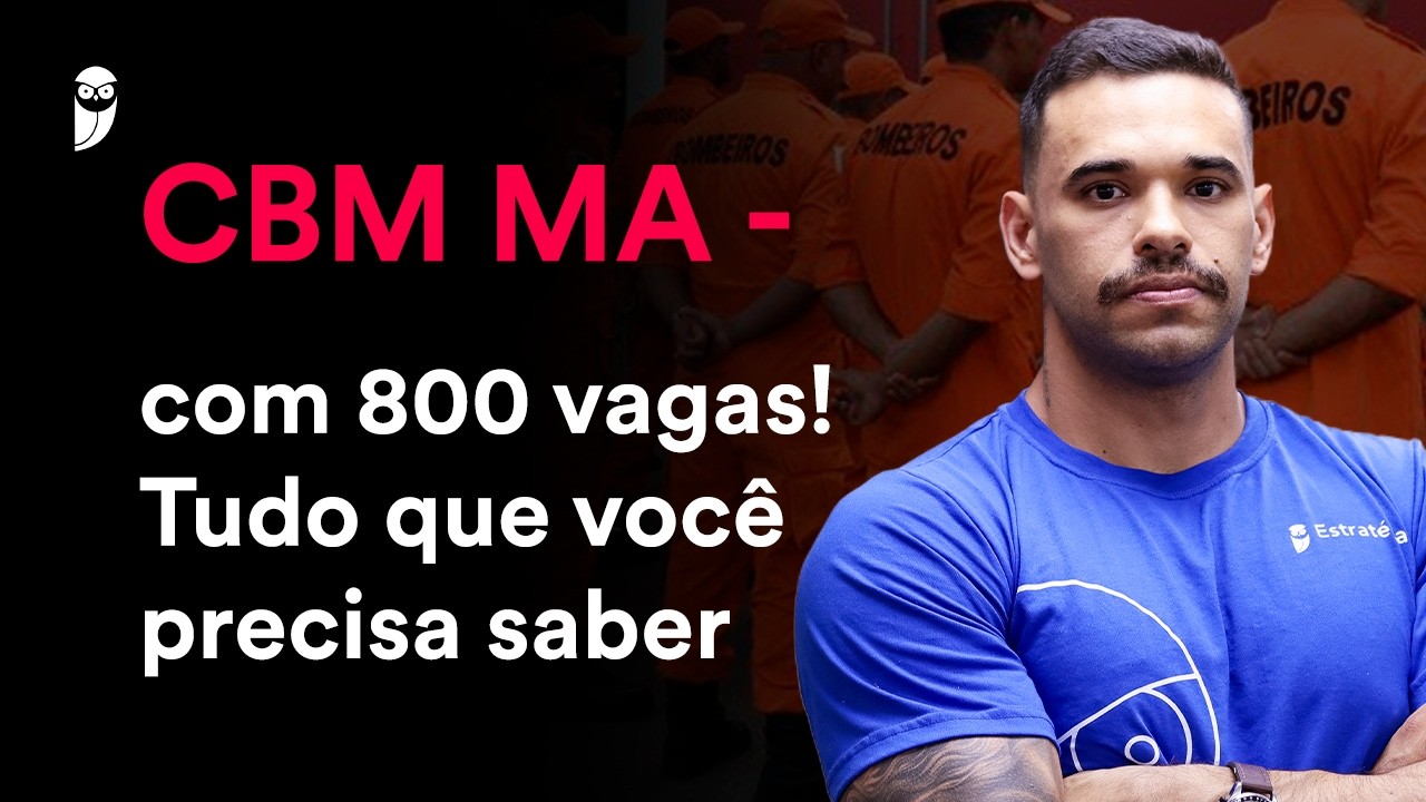 Bombeiros do Maranhão - Edital Publicado! Nível médio