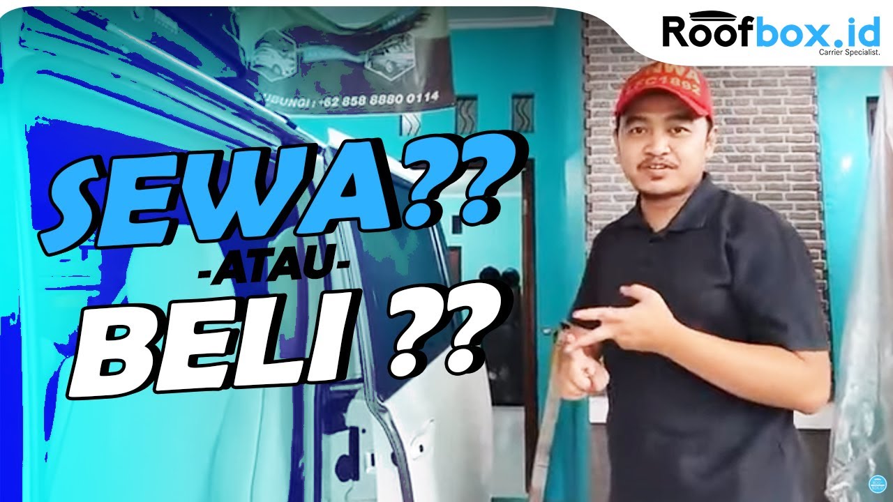 Kalo bisa sewa ngapain harus beli ??? #roofbox #sewaroofbox