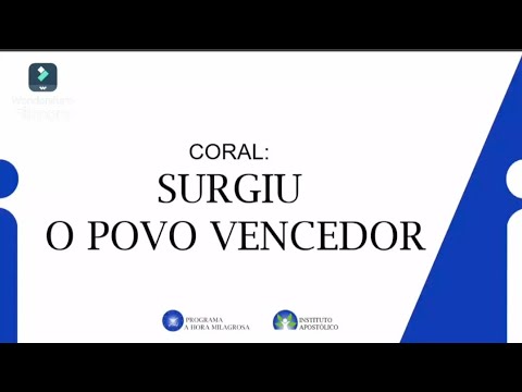 SURGIU O POVO VENCEDOR - ( Jubileu 50 anos) Igreja Apostólica Piranhas Goiás 