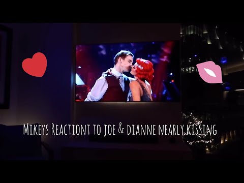 Mikeys reaction to joe and dianne nearly kissing.