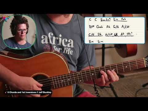 Learn from Jeff Buckley // 6 Chords and 1st Inv. // Daily LIVE #10
