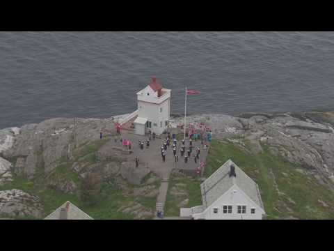 Ryvarden Fyr, kyst og skjærgard på Sveio, Haugesund - Flying Over Norway