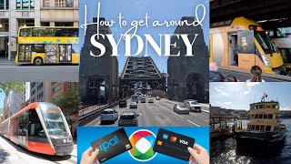 How to get around Sydney and Buy an Opal Card!