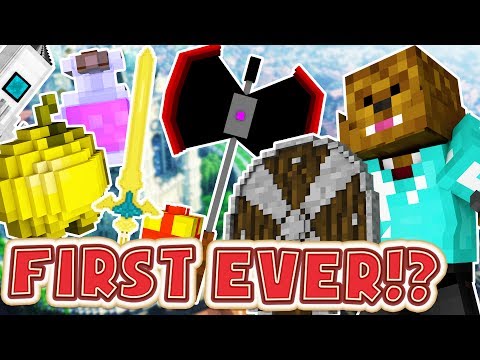 FIRST EVER MINECRAFT MODDED UHC - OVERPOWERED WEAPONS AND ARMOR MOD MINIGAME | JeromeASF