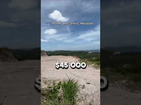 ¿Cansado de lotes pequeños? ¡Terreno de 971m² en Corinto, Morazán! #shorts
